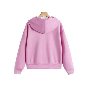 Sudaderas con capucha de lana coloridas de último diseño para mujer, logotipo bordado por encargo, liso, de alta calidad, último diseño - Product Image 2