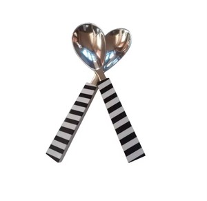 Ensemble de couverts en acier inoxydable avec poignée en nacre Outils de coupe de corne et de fromage populaires pour la maison ou l'hôtel - Product Image 6