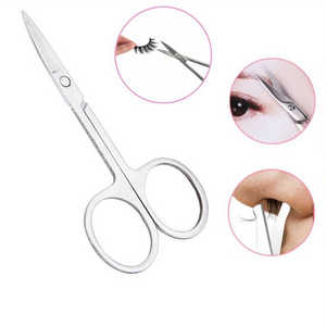 Ciseaux à ongles à cuticules de haute qualité ciseaux à ongles à lame incurvée en acier inoxydable logo personnalisé - Product Image 1