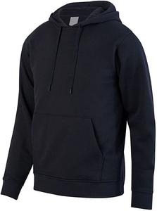 Pull-over décontracté à manches longues pour hommes, imprimé sur mesure, sweat-shirt uni noir à poids lourd hiver respirant en polyester/coton - Product Image 5