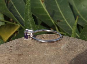 Anillo de Amatista, Plata de Ley 925, Anillo Hecho a Mano, Regalo para Ella - Product Image 3