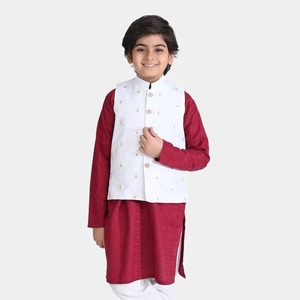 Edición limitada niños Shalwar Kameez con chaleco niños pakistaní indio tradicional Eid traje de fiesta de boda niños con estilo - Product Image 5
