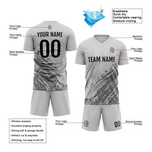 Uniforme de football personnalisé de la dernière conception du fabricant d'usine Vêtements de football de qualité supérieure personnalisés - Product Image 3