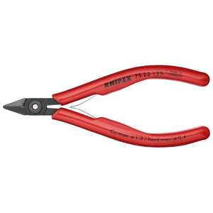Alicates de Corte Diagonal Knipex Electronics con Empuñaduras de Plástico con Bisel Pequeño Pulido - Product Image 1