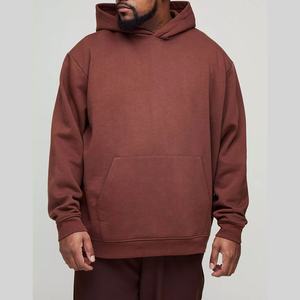 Sweat-shirt à capuche de luxe en coton mélangé 450gsm/600gsm pour hommes de grande taille XL avec col à capuche - Product Image 5