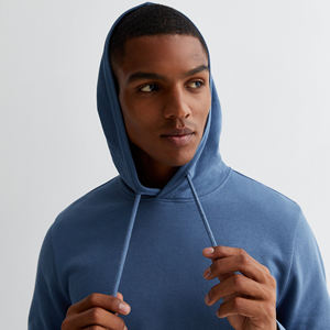 Sweat-shirt à capuche brodé et sérigraphié tendance pour hommes et femmes, vêtements de sport thermiques pour sports d'hiver, streetwear uni teint - Product Image 4