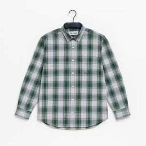 Chemises à carreaux décontractées - style formel et décontracté de créateur, en coton imprimé numériquement, disponibles en différentes tailles - Product Image 1