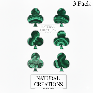 Boucles d'oreilles clous en argent sterling 925 de qualité supérieure, finition brillante, perle d'eau de mer et malachite, forme club, sertissage clos, 7 mm, tendance, pour mariage et soirée - Product Image 2