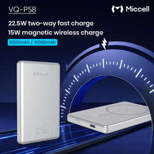 Miccell banca di potere senza fili magnetico <span class=keywords><strong>per</strong></span> iphone Powerbank 5000mah Pd 22.5W ricarica rapida telefono caricabatteria portatile - Product Image 2