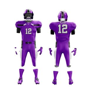 Uniforme de fútbol americano duradero con tela reforzada y transpirable, construcción atlética resistente y precio al por mayor - Product Image 5