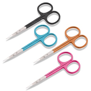 Ciseaux à cuticules à pointe fine pour le soin des ongles, manucure, design incurvé, fournisseur professionnel de produits de beauté en gros OEM - Product Image 2