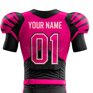Uniforme de football américain de couleur différente de conception et de style 2025 uniforme de football américain de prix de gros - Product Image 6