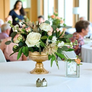 ฐานรองทำจากโลหะสีทองขนาด6นิ้วสำหรับตกแต่งบ้านประดับงานแต่งงานกลางแสดงดอกไม้และ Diya - Product Image 3