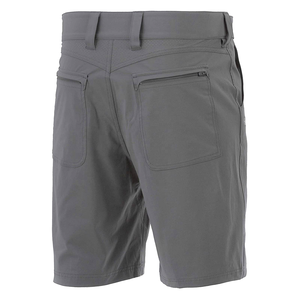 Pantalones cortos de pesca bordados personalizados para hombre, impermeables, transpirables, para exteriores, con cordón, logotipo medio incluido - Product Image 2