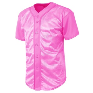 100% Polyester Custom Made OEM Service Slim Fit Breathable Plus Size Baseball Jersey Latest Design Sublimation <b>Printed</b> <b>Mesh</b> - Product Image 3