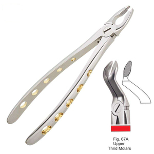 Reusable Stainless Steel Upper Third Molars Forceps Manual Dental Instrument for Tooth Extraction Dental Surgical Instruments - Product Image 1
