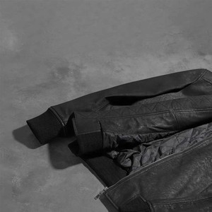 Chaqueta de Cuero para Hombre al por Mayor, Logotipo Personalizado, Cuero Genuino, Corte Ajustado, Estilo Motero, Invierno, con Capucha, Moda, Directo de Fábrica, Pedido al por Mayor - Product Image 6