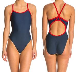 Maillot de bain une pièce pour femmes avec logo personnalisé OEM Maillots de bain de couleur unie de haute qualité avec style unique et taille personnalisée - Product Image 3
