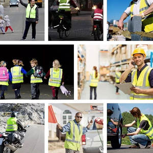 Le Pakistan a fait une conception unique gilet haute visibilité Logo personnalisé gilet de protection haute visibilité Offre Spéciale gilet haute visibilité - Product Image 5