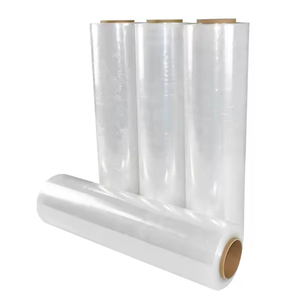 Film étirable transparent le plus vendu, 1 rouleau, résistant à l'humidité, LLDPE PE, film rétractable pour l'agriculture et l'alimentation, sac en plastique souple - Product Image 1