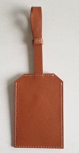 Etiquetas rectangulares de cuero para equipaje, accesorios de viaje para organizar tus pertenencias - Product Image 5