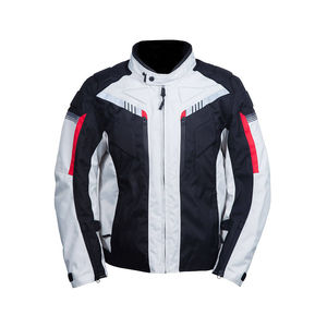 Meilleures ventes Vestes de moto en cuir véritable avec nouveau design blanc noir vêtements de sport moto grande taille OEM Service Pakistan - Product Image 1