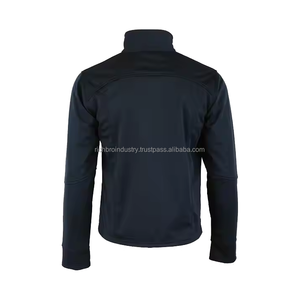 Chaqueta de lluvia con capucha impermeable a prueba de viento para hombre personalizada lona longitud Regular al aire libre logotipo frontal Reversible - Product Image 5