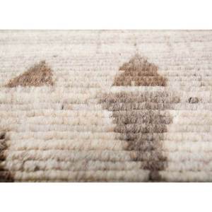 พรมขนสัตว์ถักมือสีเบจและสีน้ำตาลลายเรขาคณิตสำหรับห้องนั่งเล่น ทางเข้าบ้าน และโถงทางเดิน รุ่น Car-Reb-1374 - Product Image 3