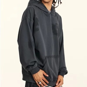 Sweat-shirt et hoodie surdimensionnés pour homme de haute qualité, sweat-shirt vintage épais pour homme, sweat-shirt délavé à l'acide - Product Image 5