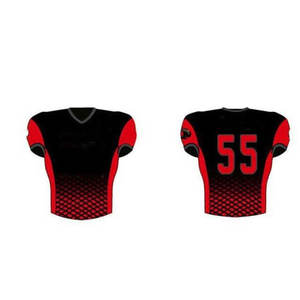 Uniforme de fútbol americano impreso por sublimación personalizado de alta calidad Jersey y pantalones cortos transpirables Verano Nuevo estilo - Product Image 2