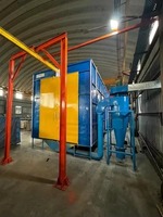 Usine de revêtement en poudre par lots à usage intensif avec fonctionnement manuel ou automatique pour armoires métalliques disponible pour l'exportation