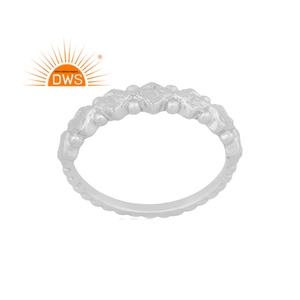 Dernière conception de bague en argent sterling fin faite à la main bijoux personnalisés pour les femmes cadeau pour elle - Product Image 1