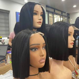 Peluca de Cabello Humano Virgen 100% Vietnamita con Cierre de Encaje HD 4x4, Estilo Liso, Precio al por Mayor - Product Image 2