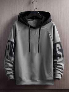 Venta al por mayor de invierno de algodón polar Sudadera con capucha de los hombres Casual streetwear algodón personalizado con capucha de calidad barata sudaderas con capucha de algodón para los hombres - Product Image 5