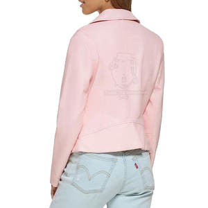 Ropa de Invierno, Chaqueta de Cuero para Mujer, Nueva Moda, con Cuero 100% Genuino, Precio de Mayoreo, Chaquetas de Cuero para Mujer - Product Image 2