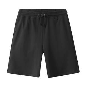 OEM Logo Personnalisé Broderie Conception Imprimée 300g Éponge Lourde Hommes D'été À Cinq Points Pantalon Décontracté Couleur Unie Anti-Rides - Product Image 1