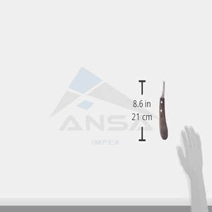 Premium Right Hand Narrow Hoof Knife with <b>Plain</b> Blade Durable Farrier <b>Tool</b> for Hoof Trimming and Horse Hoof Care - Product Image 6