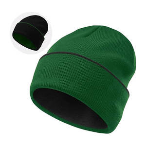 Bonnets en acrylique | Chapeaux en tricot d'hiver de luxe | Logo personnalisable en gros de qualité supérieure broderie 3D unisexe adulte couleurs personnalisées - Product Image 1