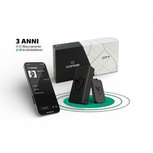 Système antivol GPS pour moto Komobi City Max avec abonnement de 3 ans - Product Image 1