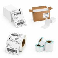 Étiquettes d'identification de cartons 4x6 pouces (100x150mm) pour le suivi des colis en entrepôt, la marquage des codes-barres et l'utilisation d'autocollants adhésifs