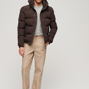 Nouvelle arrivée Veste matelassée imperméable respirante à col montant en toile sur mesure Mode masculine d'hiver - Product Image 4