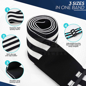 Bandes de cercle de hanche d'entraînement de force de forme physique bandes de résistance de cercle de hanche antidérapantes de boucle personnalisée - Product Image 6