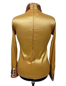 Rétro personnalisé Western Pleasure Show Shirt Rodeo Queen Rail vêtements d'équitation pour les femmes - Product Image 5