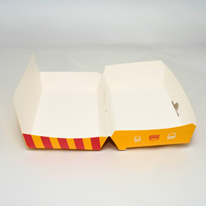 กล่องเบอร์เกอร์กระดาษคราฟท์กันน้ำ Atlas Packaging Ankara ขนาด 32 ออนซ์ ฝาพับได้ บรรจุภัณฑ์อาหารแบบนำกลับบ้าน พิมพ์ลายได้ตามต้องการ - Product Image 2