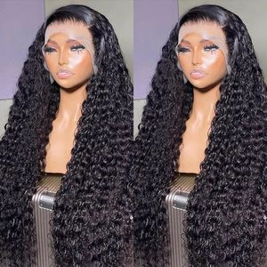 Parrucche da donna con <span class=keywords><strong>capelli</strong></span> indiani grezzi 4x4 HD per <span class=keywords><strong>capelli</strong></span> anteriori per cuticole allineate con onde profonde marrone <span class=keywords><strong>chiaro</strong></span> trasparenti da donna - Product Image 1