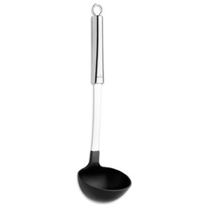 Cucharón de Cocina SMART de 7.4x32.7cm, Utensilio de Acero Inoxidable en Negro y Cromo, Serie 2435 - Product Image 1