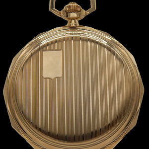 14k oro massiccio Schaffhausen per orologio da tasca IWC-stile antico in ottime condizioni con movimento meccanico in metallo ottone - Product Image 6