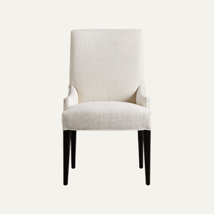 Modern Solid <b>Teak</b> Wood <b>Dining</b> <b>Chair</b> Polyester Upholstered Seat Ergonomic Design Durable Construction for Home Cafe Use - Product Image 2