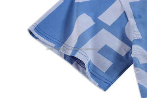 T-shirts personnalisés imprimés sur toute la surface, haute qualité, 100% coton, t-shirt à épaules tombantes - Product Image 5