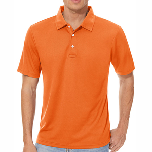 Camisas informales para hombre de punto 100% algodón de manga corta transpirable personalizable de talla grande estampado de alta calidad Popular - Product Image 3